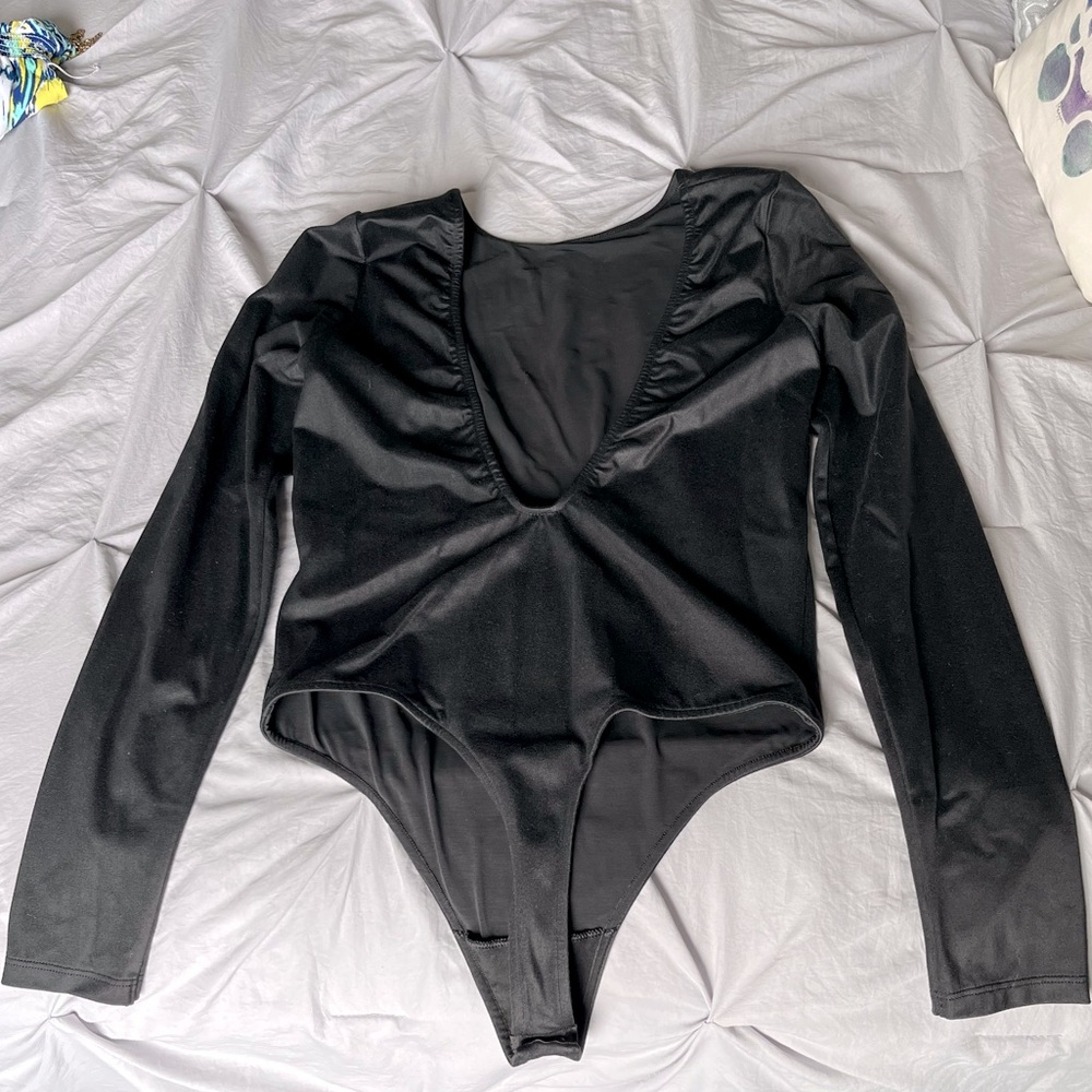 Black Victoria Secret Sport thong body suit